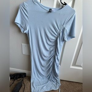 Soft baby blue t-shirt dress from H&M; size medium.